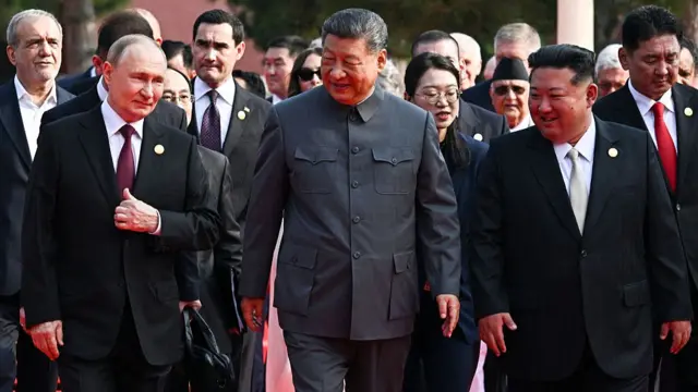 China Hosts Putin, Kim, and 24 Leaders at Military Parade, Signals Push for Global Governance Reform