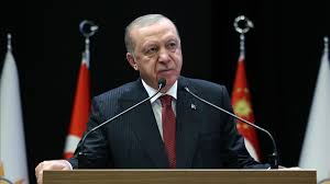 Turkish President Recep Tayyip Erdogan speaking on Gaza ceasefire violations and Palestinian support