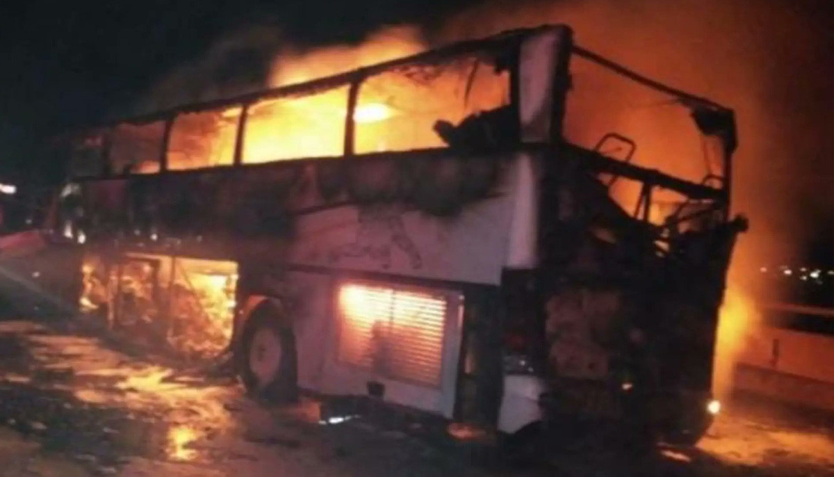 Bus accident near Madinah Saudi Arabia with Indian Umrah pilgrims