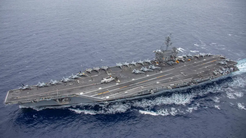 "USS Abraham Lincoln aircraft carrier deployed amid rising US-Iran tensions"