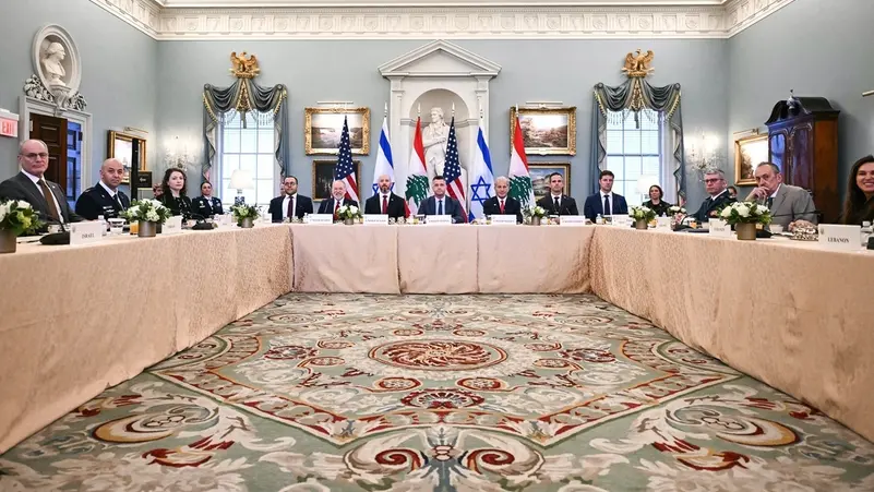 Israel and Lebanon begin a new round of direct talks in Washington as diplomatic efforts continue to reduce Middle East tensions.